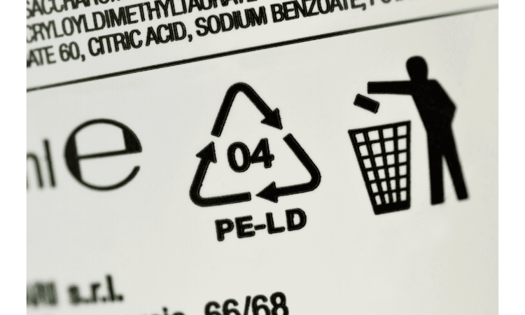 Recycle Numbers Plastic